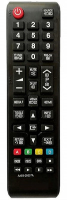 KDP Samsung Remote Compatible for all SAmsung Led / Lcd tv (Please MAtch Your Old Remote)Samsung LED AA59-00607A All Samsung Led / Lcd tv Remote Controller(Black)