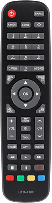 Ehop HTR-A10E Compatible Remote Control for Smart TV HTR-A10 HTR-A10H Haier Remote Controller(Black)