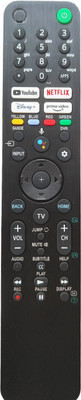 Harsh Enterprises RMFTX520U/XBR/XR/KB/K series Sony smart 4K OLED,LED with Voice Control Android TV remote control with Battery Free Harsh enterprises Remote Controller(Black)