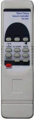LUNAGARIYA  AC REMOTE 2100 NEURO FUZZY Remote Controller(White)