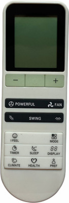 NixGlobal 227-AC Remote Compatible with BLUESTAR AC Remote Controller(Black)