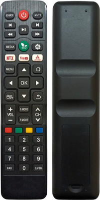 ERNIL Smart TV Remote Compatible For Croma/JVC/Beston/Vise/Akai/Fortex/Iconic LED TV (Your Old Remote Must be Same) Remote Controller(Grey)