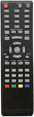 HDF Remote Control Compatible For  LCD/LED TV. CH09 Genus Remote Controller(Black)