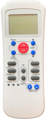 vcony AC Remote No. 82 Compatible for  AC Remote CARRIER Remote Controller(White)