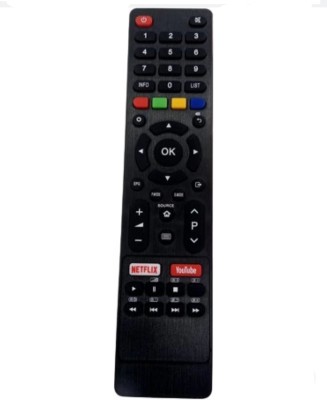 Sugnesh ® 73N Tv Remote Compatible for Sansui Smart LED/LCD Tv Remote Control (No Voice Command)(Exactly same Remote will Only Work) Remote Controller(Black)