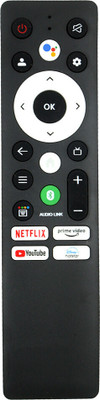 RESORB LED 296 VOICE Compatible Remote Control for Panasonic TH-55MX700DX Remote Control for TH-55MX700DX Smart LED T Remote Controller(Black)