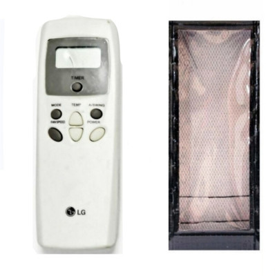 Ethex C-26 Re-10 Remote With cover (Remote+Cover) Ac Remote compatible for LG Ac Remote Controller(White)