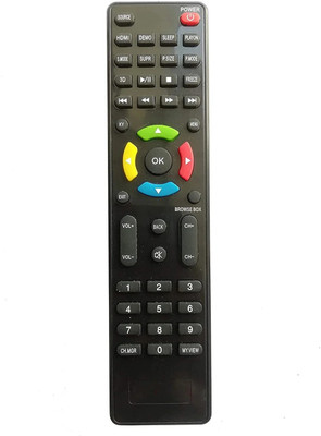 BhalTech 43FB2 LED LCD Smart TV Compatible for LED LCD TV Onida Onida Tv Remote Controller(Black)