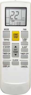 ERNIL 231 Compatible AC Remote For Toshiba/Marq/Croma/Sansui/Onida AC Remote (Your Old Remote Must be Exactly Same) Remote Controller(White)