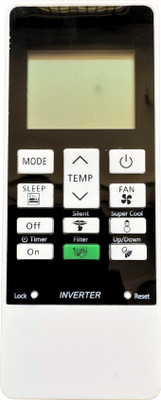 MechFox AC Remote Control Compatible Split/Window Air Conditioner | Model No. AC-168D | Hitachi Remote Controller(White)