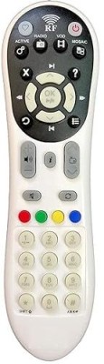 Livilas Videocon D2H RF Remote for HD Set-Top Box Compatible Remote Set Top Box Remote Controller(White)