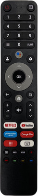 SHIELDGUARD Remote Control 678 Compatible for Impex LED TV Remote Controller(Black)