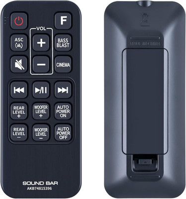 TIZOQ Replacement Remote Control Compatible for LG Soundbar (AKB74815396) Soundbar Remote LG Soundbar Remote Controller(Black)