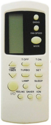 Ethex Remote Replacement for Godrej,Voltas split Ac Remote Control ® Re-31A Ac Remote compatible for Voltas Ac (ion button) Remote control (Same remote Only will work)(before buy check all images) Remote Controller(White)