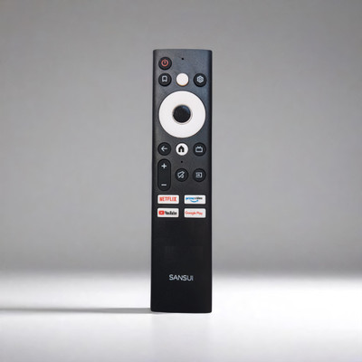 Narayan enterprises Sansui LED Tv Remote Compatible with SANSUI HD LED Smart TV LCD (Without Voice) Non Voice Sansui Remote Controller(Black)