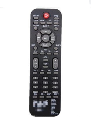 Sugnesh ®95 N REMOTE Compatible for 12In1 Enkor home theater Remote Control (Macthing with Old Remote,same Remote will Only work) Remote Controller(Black)