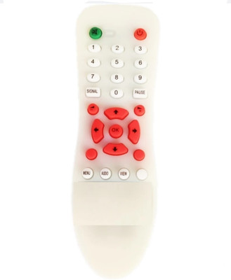 Paril Remote for free to air set top box DD direct free DVB DTH remote control Durdarshan set top box Remote Controller(White)