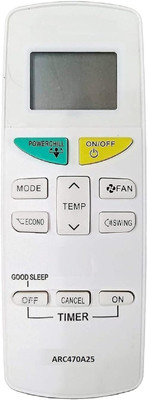 ANM Remote Compatible for Daikin & Daikin Inverter AC - Double Swing Daikin - Old remote must be Same, VERIFICATION ON 9408256237 Remote Controller(White)