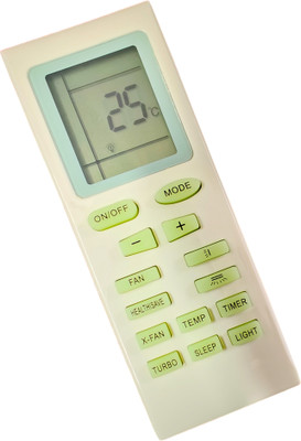 Ehop AC-18B YB1F2 compatible remote control for ac with X-Fan function Godrej Remote Controller(White)