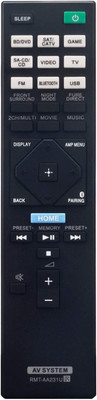 Ehop RMT-AA231U Compatible Remote Control for  Home Theater AV Receiver Sony Remote Controller(Black)