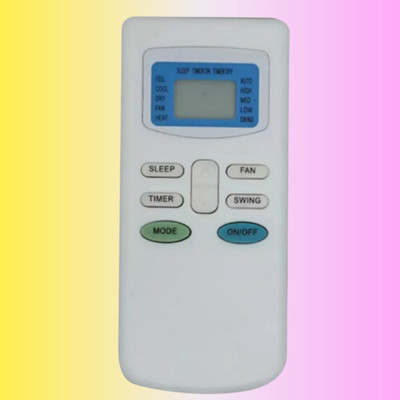 Ethex AC REMOTE AC Remote No. 17, Compatible/Replacement for  AC Remote Control Croma Remote Controller(white&black)