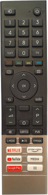 LipiWorld CT-95024 LED Smart TV Remote Control (Without Voice Function) (Old Remote Exactly Same Remote Will Only Work) Compatible For Toshiba Tv Remote Controller(Black)