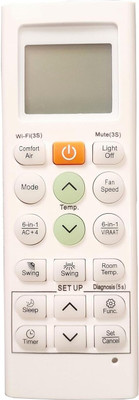 BhalTech 36K 6IN1 (VIRAAT) AC Remote Control Compatible For  LG AC Remote Controller(Grey)