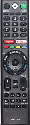 Ehop RMF-TX310P Voice Remote Smart Tv Google Play Netflix with Voice mic Bluetooth RMF-TX310P For Sony Smart TV Remote Controller(Black)