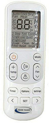 Kishore Traders Compatible Remote Control For Sam$ung Ac Samsung Ac Remote Controller(White)