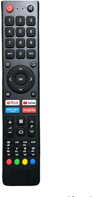 Akshita TV Compatible Smart LED LCD TV Remote Control ( Chake Image With Old Remote ) BPL Remote Controller(Black)