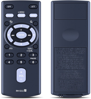 ERNIL RMX211 RM-X211 Car Stereo Remote Compatible For Sony Car Stereo RM-X211 RMX211 Remote (Your Old Remote Must be Same) Remote Controller(Black)