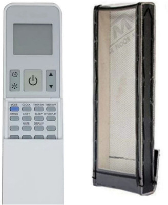 Paril (Remote+Cover) Ac Remote compatible for Lloyd Ac Re-118 With PU Leather Protective Cover( EXACTLY SAME REMOTE WILL ONLY WORK) Remote Controller(Black)