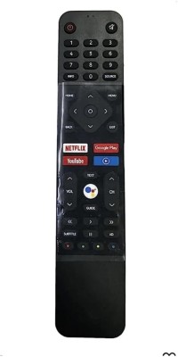 miracles in hand ITEL SMART TV Voice Remote Compatible with ITEL SMART TV LED ITEL SMART LED TV Remote Controller(Black)