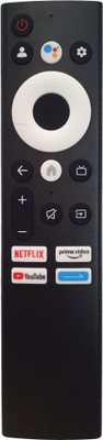 LipiWorld LE32W400G LED Smart TV Remote (With Voice Function) Compatible For  Haier Tv Remote Controller(Black)