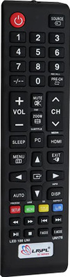 LRIPL LED100 UNI-UN175 Compatible Remote Control for  All Non Branded/Local/Chinese LED LCD TV Remote Controller(Black)