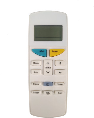 LipiWorld 255-1 AC Remote Control (Old Remote Exactly Same Remote Will Only Work) Compatible For Bluestar AC Remote Controller(Grey)