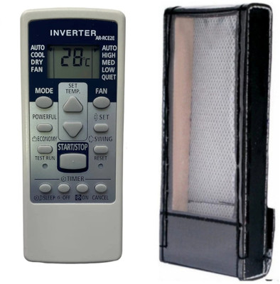 Ethex Remote+Cover) Compatible for Ogeneral split Ac remote C-5 Re-113B Remote With cover Compatible with Voltas ac remote (Same remote Only will work) Remote Controller(White)