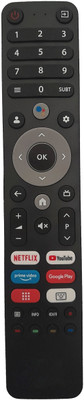 LipiWorld LED Smart TV Remote Control [Non-Voice] Compatible For  Impex Led Tv Remote Controller(Black)