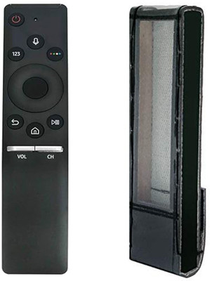 Paril ®8N Remote Compatible with Samsung Smart led/lcd Tv Remote with PU leather Cover (No Voice Command), (Remote + Cover)Combo(Before Order,match with your old remote) Remote Controller(Black)