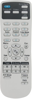 LUNAGARIYA Compatible Remote with Epson Home Cinema Powerlite Projector Compatible with Epson Home Cinema Powerlite Projector remote. Remote Controller(Black)