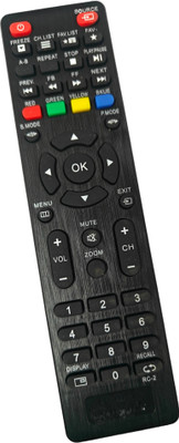 Ehop Compatible Remote Control for  LEd LCD TV Vise Remote Controller(Black)