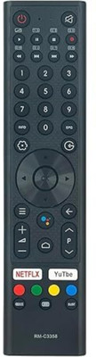 LUNAGARIYA Compatible with Chamber led Smart tv Remote, Remote Controller(Black)