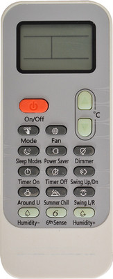 RESORB RE 129A Compatible for Whirlpool Intelli Comfort Inverter and Non Inverter Series Remote Controller(White)