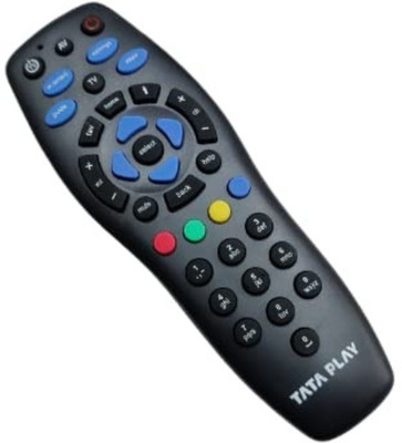ERHIndia Compatible and Suitable Remote Sky Set up Box Universal Reset Control Remote TATA SKY Remote Controller(Black)