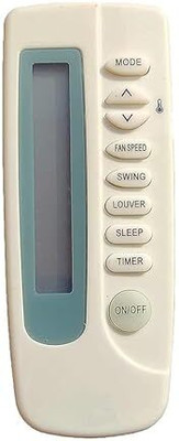 V4 Gadgets Compatible Replacement Remote Control for  Air Conditioner (Model No:69), Azure Remote Controller(White)