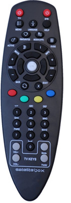 NixGlobal D2H-OLD MODEL Remote Compatible for VIDEOCON D2H SET-TOP BOX Remote Controller(Black)