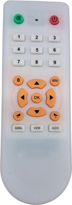 Crystonics 655 Unbreakable Remote Compatible for DD Free Dish Setup Box DD Free Dish-DVB DTH Box Remote Controller(White)