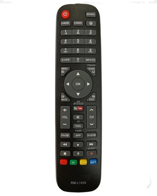 Paril ® 22N Tv Remote Compatible for Haier Smart LED/LCD Remote Control (No Voice Command)(Exactly same Remote will Only Work) Remote Controller(Black)