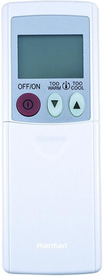 Marman Compatible with Mitsubishi AC Remote Control KD06ES Model 56A Suitable or Split & Window 1 | 1.5 | 2 Ton AC- Match Remote Key by Key with Existing Mitsubishi Air Conditioner Remote Controller(White)