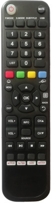 LipiWorld Smart LED TV Remote Control (Old Remote Exactly Same Remote Will Only Work) Compatible For Willett Tv Remote Controller(Black)